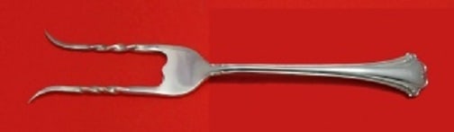 Reed and Barton English Chippendale Sterling Silver Baked Potato Fork: Reed and Barton English Chippendale Sterling Silver Baked Potato Fork This exquisite baked potato fork is a custom piece from Reed and Barton, designed in the classic English Chippendale pattern. Craf