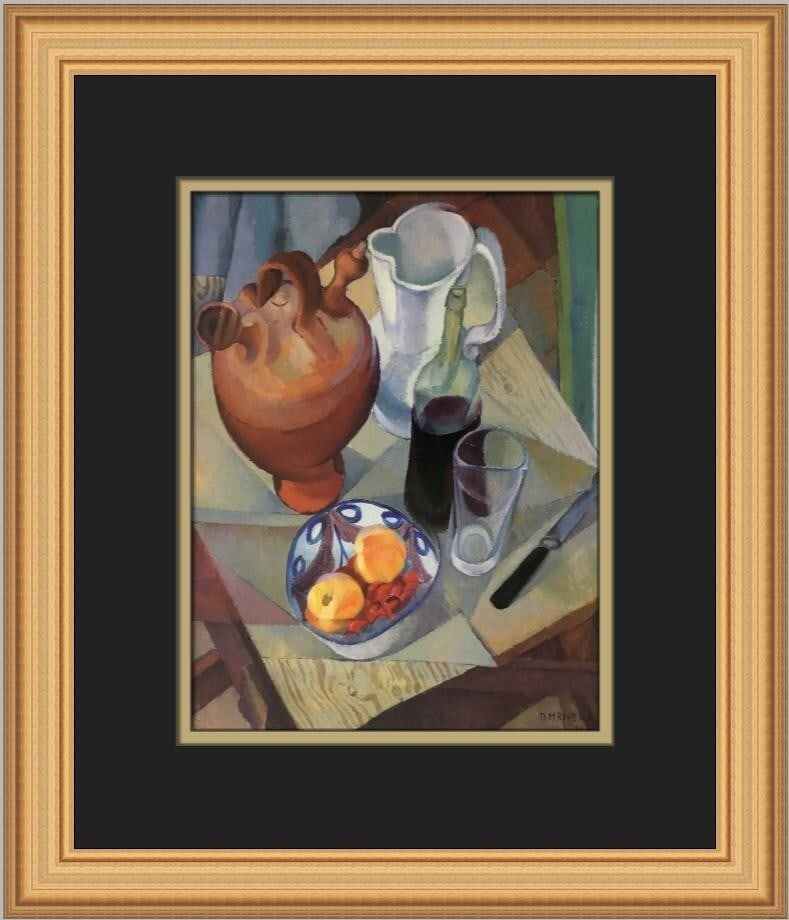 Diego Rivera Still Life Custom Framed Print 16 x 13 Open Edition: Diego Rivera Still Life Custom Framed Print 16 x 13 Open Edition Enhance your art collection with this stunning custom framed print titled 'Still Life' by renowned artist Diego Rivera. This medium-siz