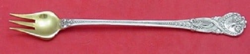 Tiffany & Co. Saint James Sterling Silver Cocktail Fork Goldwashed 5 7/8" (1 of 1)