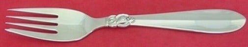 Frigast Princess Fuchsia Sterling Silver Salad Fork 6.75 Inch: Frigast Princess Fuchsia Sterling Silver Salad Fork 6.75 Inch This elegant salad fork features the exquisite Princess Fuchsia pattern by Frigast, crafted from high-quality sterling silver. Measuring 6