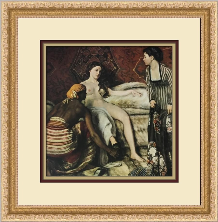 Frederic Bazille La Toilette Custom Framed Print 15x15 Impressionism Art: Frederic Bazille La Toilette Custom Framed Print 15x15 Impressionism Art This stunning custom framed print titled "La Toilette" by artist Frederic Bazille captures the essence of Impressionism with it