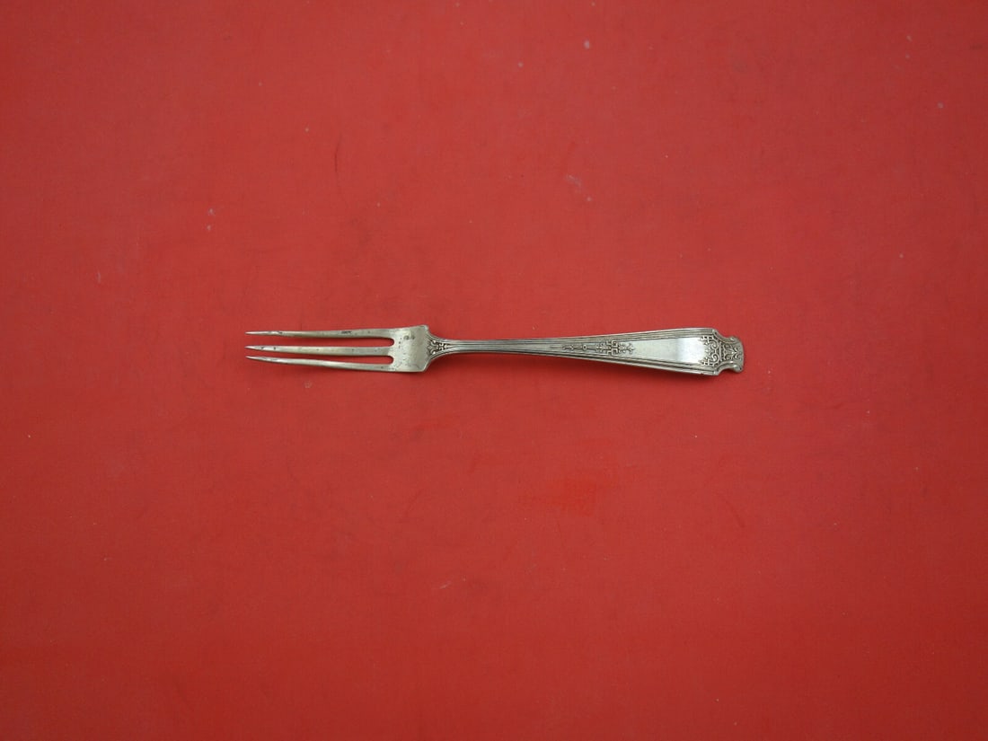Whiting Mandarin Sterling Silver Strawberry Fork 5 3/8" Vintage: Whiting Mandarin Sterling Silver Strawberry Fork 5 3/8" Vintage Elevate your dining experience with this exquisite Mandarin by Whiting sterling silver strawberry fork. Crafted by Whiting Manufacturing