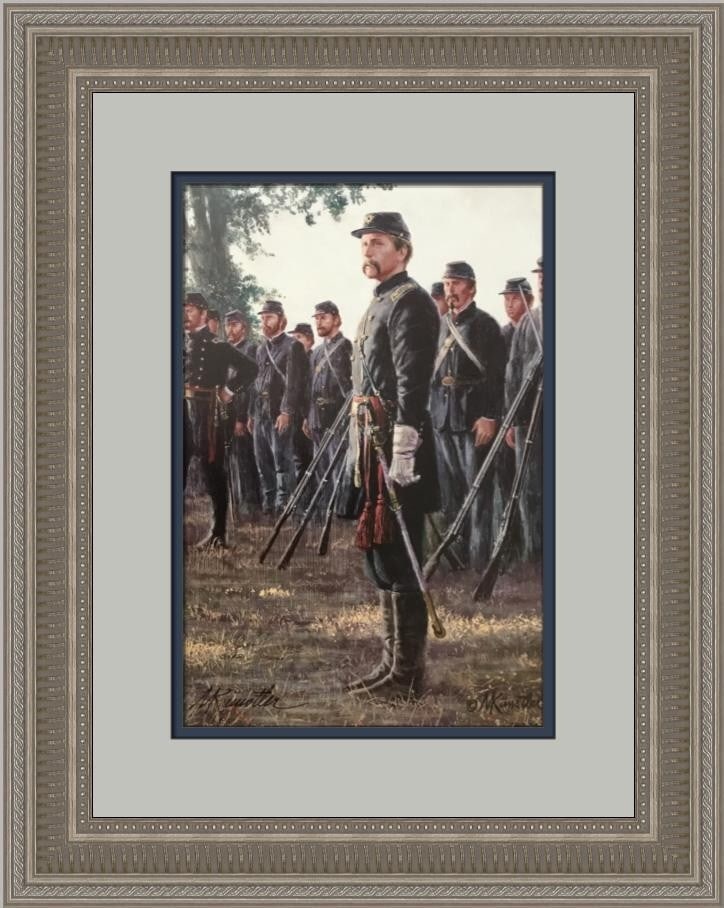 Mort Kunstler An American Hero Signed Limited Edition Framed Print: Mort Kunstler An American Hero Signed Limited Edition Framed Print This stunning print titled "An American Hero" by renowned artist Mort Kunstler captures a significant moment from Civil War history.