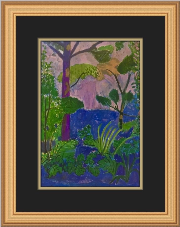 Henri Matisse Moracan Landscape Custom Framed Art Print 1977 (1 of 2)