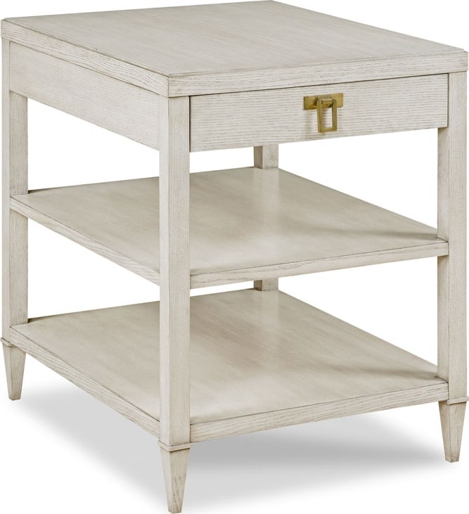 Woodbridge Lianna Collection Luna Rectangle Side Table 27H x 21W x 27D: Woodbridge Lianna Collection Luna Rectangle Side Table 27H x 21W x 27D Introducing the Lianna Collection Luna Side Table, a stylish and functional addition to your living space. This rectangular side
