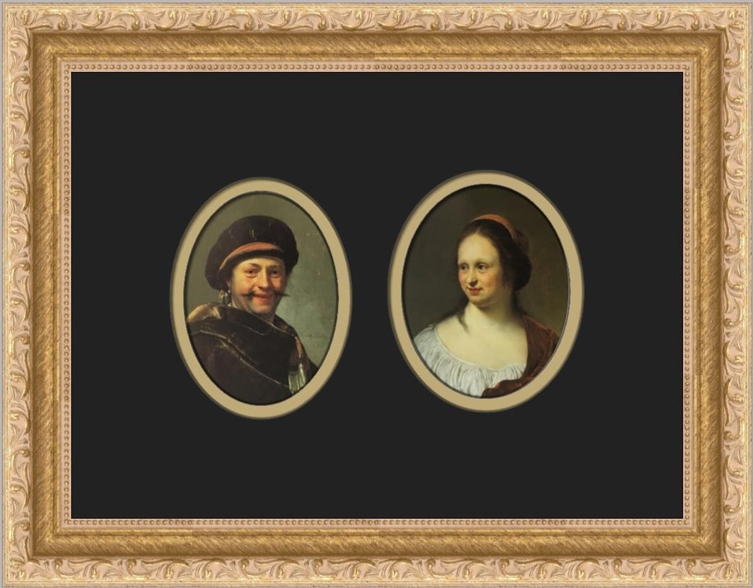 Frans Van Mieris The Elder Self-Portrait Custom Framed Print 10x13 (1 of 3)