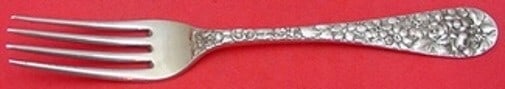 Stieff Rose Pattern Sterling Silver Junior Fork 6 Inch: Stieff Rose Pattern Sterling Silver Junior Fork 6 Inch This exquisite 6" junior fork is part of the Rose pattern by Stieff, crafted from high-quality sterling silver. Dating back to the period of 1850