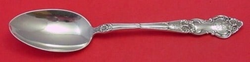 Wallace Meadow Rose Sterling Silver Serving Spoon 8.25 inch: Wallace Meadow Rose Sterling Silver Serving Spoon 8.25 inch This exquisite serving spoon features the elegant Meadow Rose pattern by Wallace. Crafted from high-quality sterling silver, this piece meas