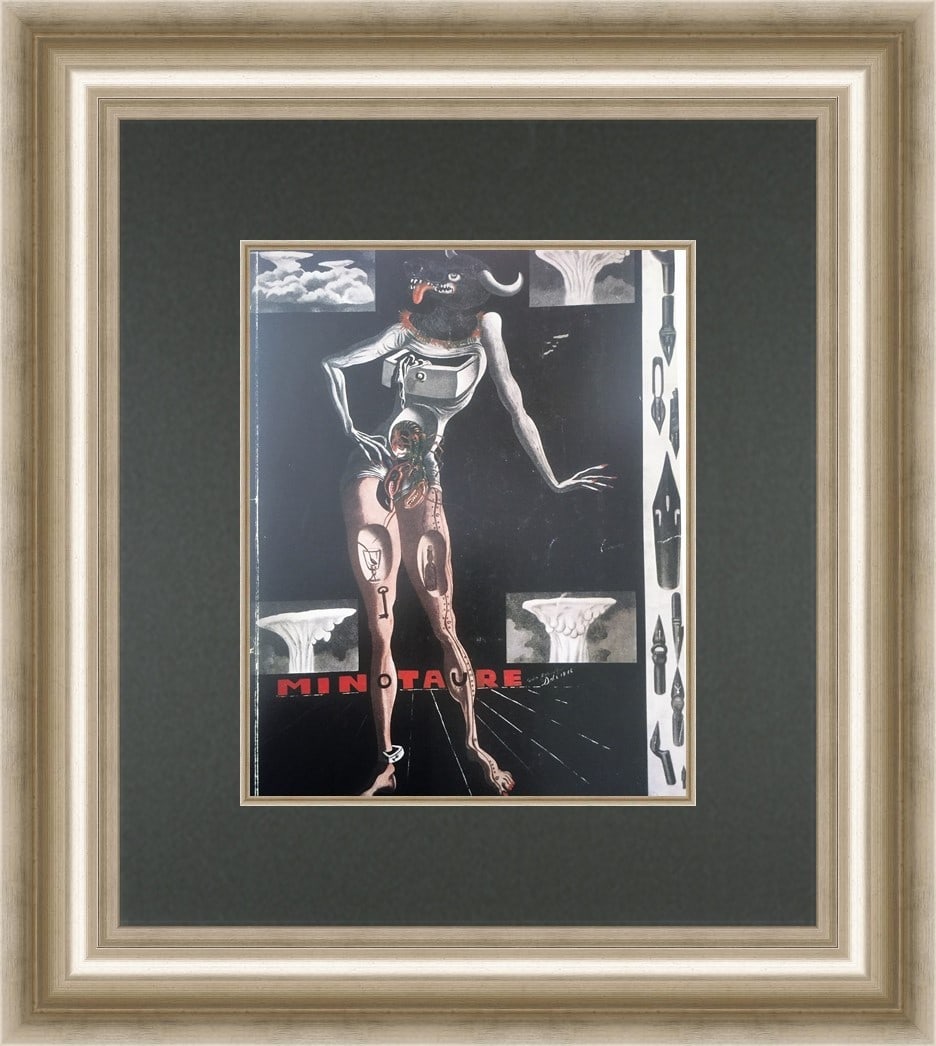 Salvador Dali Cover of the Magazine Custom Framed Art Print 1971: Salvador Dali Cover of the Magazine Custom Framed Art Print 1971 This striking custom framed print features the iconic artwork "Cover of the Magazine" by renowned artist Salvador Dali, embodying the s