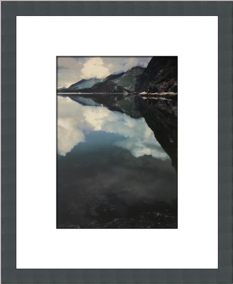 Ansel Adams Sandy Cove Glacier National Monument Framed Print 1993: Ansel Adams Sandy Cove Glacier National Monument Framed Print 1993 This exquisite custom framed print titled 'Sandy Cove Glacier National Monument AK' by renowned artist Ansel Adams captures the breat