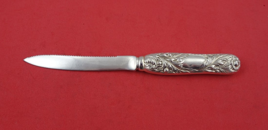 Tiffany & Co Chrysanthemum Sterling Silver Fruit Knife 6 7/8": Tiffany & Co Chrysanthemum Sterling Silver Fruit Knife 6 7/8" Presenting a stunning fruit knife from the renowned Chrysanthemum pattern by Tiffany & Co. Crafted from sterling silver, this hollow handl