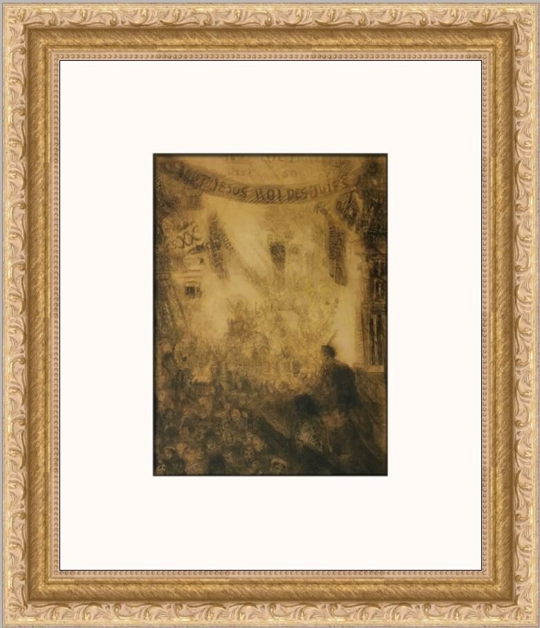 James Ensor The Entry of Christ into Jerusalem Custom Framed Artwork (1 of 2)