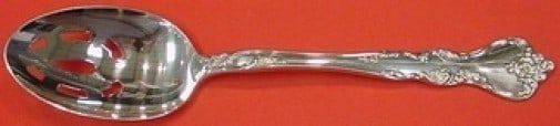 Reed & Barton Savannah Sterling Silver Pierced Serving Spoon 8 5/8": Reed & Barton Savannah Sterling Silver Pierced Serving Spoon 8 5/8" Enhance your dining experience with this exquisite Savannah by Reed & Barton Sterling Silver Serving Spoon. Crafted from high-qualit