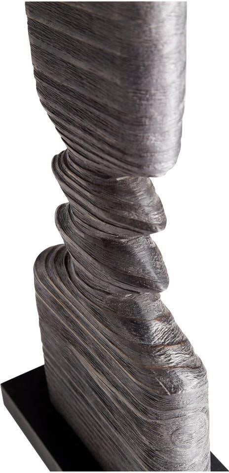 Cyan Black Wood Accent Sculpture English Traditional 16.5H: Cyan Black Wood Accent Sculpture English Traditional 16.5H Enhance your home decor with this exquisite Classic Black Wood Accent. Crafted from high-quality wood, this sculpture showcases an elegant En