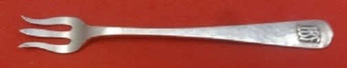 Lebolt #1 Sterling Silver Cocktail Fork with Monogram IBF 5 3/8" (1 of 1)