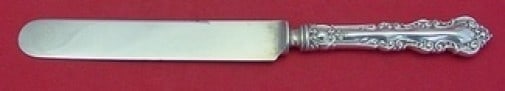 International Sterling Silver Warwick Dinner Knife 9.5 inches: International Sterling Silver Warwick Dinner Knife 9.5 inches This elegant Warwick dinner knife, crafted by International, features a stunning sterling silver composition. Measuring 9 1/2 inches, it s