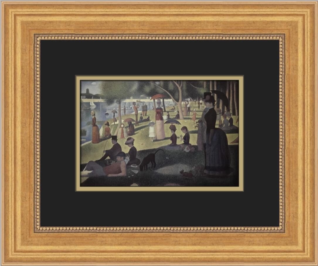 Georges Seurat A Sunday on the La Grande Jatte Framed Print 11x14 Impressionism (1 of 2)