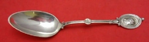Wendt Medallion Sterling Silver Teaspoon 6 Inch Heirloom Flatware (1 of 1)
