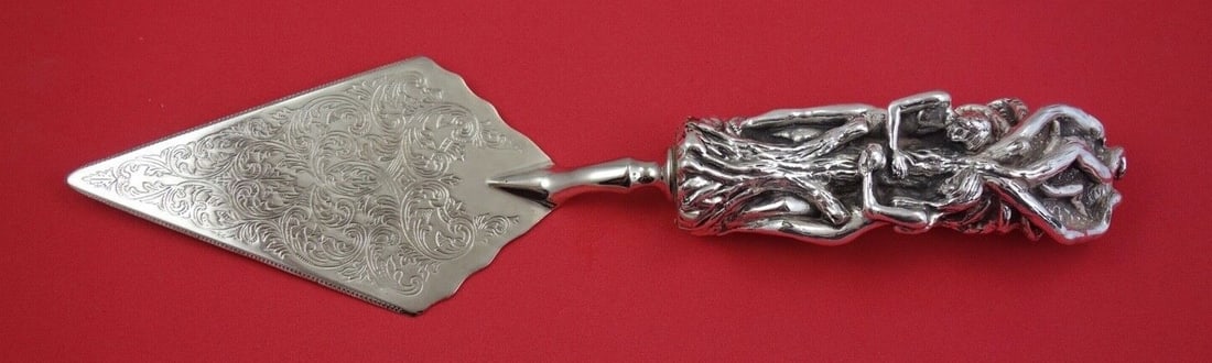 Judaica Sterling Silver Pie Server Trowel Design 12 1/2 Inches (1 of 2)