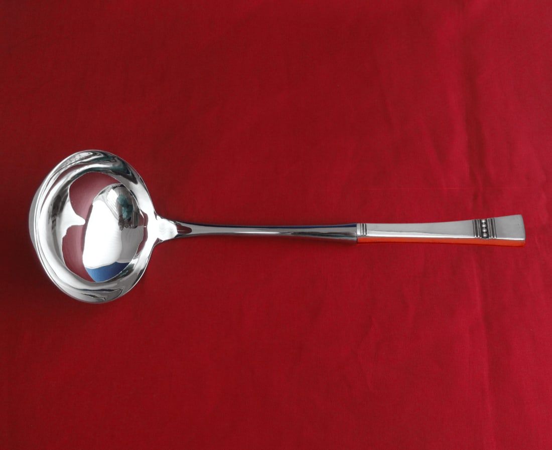 Reed and Barton Diadem Sterling Silver Custom Soup Ladle 10.5 Inch (1 of 2)