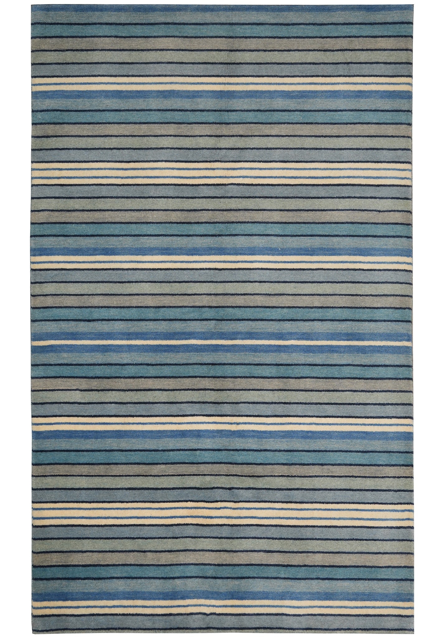 5 x 8 Blue Hand Knotted Wool Contemporary Rug Modern Design: 5 x 8 Blue Hand Knotted Wool Contemporary Rug Modern Design Free continental US Shipping This 5 x 8 blue handmade contemporary rug is crafted using traditional hand-knotted techniques with premium qua