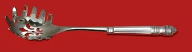 Towle Sterling Silver Danish Baroque Pasta Server Custom 11 Inch: Towle Sterling Silver Danish Baroque Pasta Server Custom 11 Inch This exquisite pasta server is crafted from sterling silver and features a hollow handle with a stainless implement, showcasing the ele