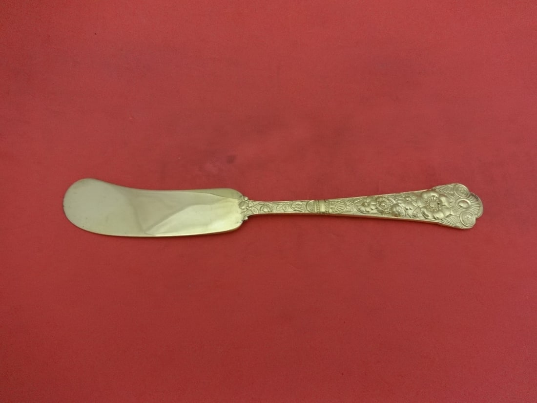 Gorham Cluny Vermeil Sterling Silver Butter Spreader 6 Inch (1 of 1)