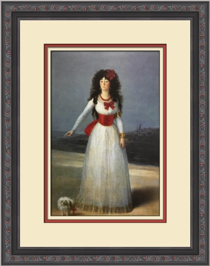 Francisco De Goya Duchess of Alba Custom Framed Art Print 1973 (1 of 2)