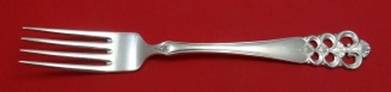 David Andersen Norrona Sterling Silver Dinner Fork 8 Vintage Flatware (1 of 2)
