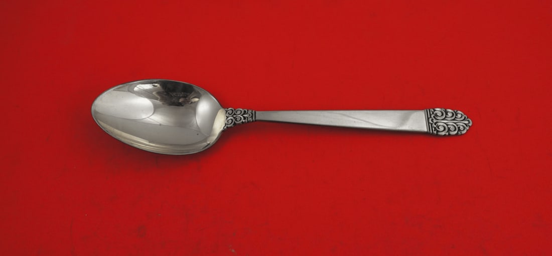 International Silver Northern Lights Sterling Silver Serving Spoon 8.5" (1 of 2)