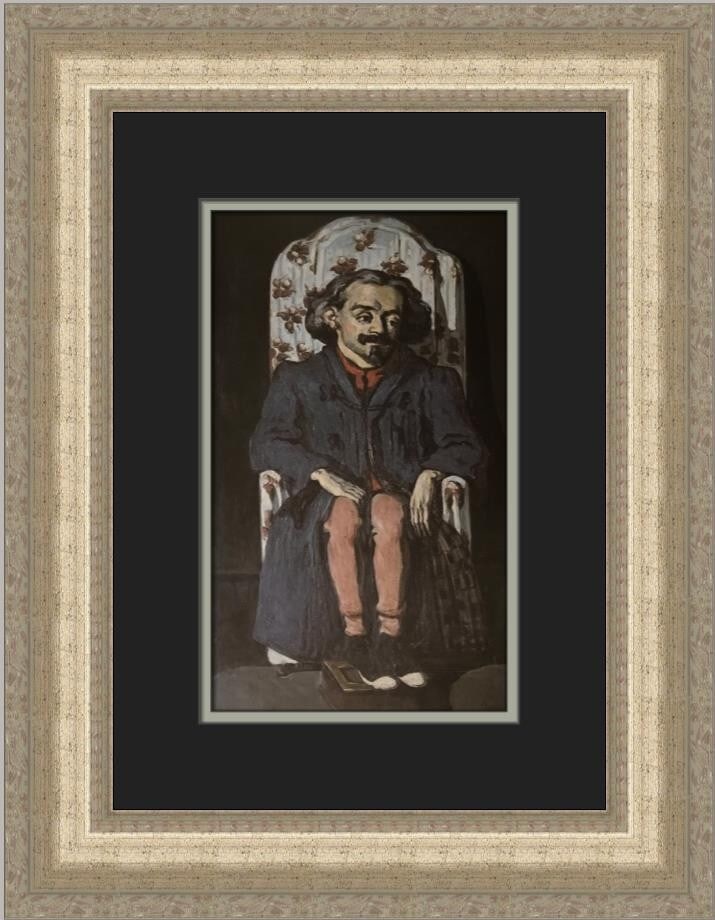 Paul Cezanne Achille Emperaire Custom Framed Print 1998 (1 of 2)