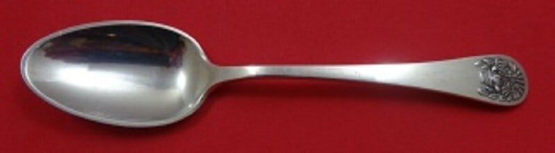 Tuttle Sterling Silver Teaspoon Basket of Flowers 5 3/4 Inches (1 of 1)