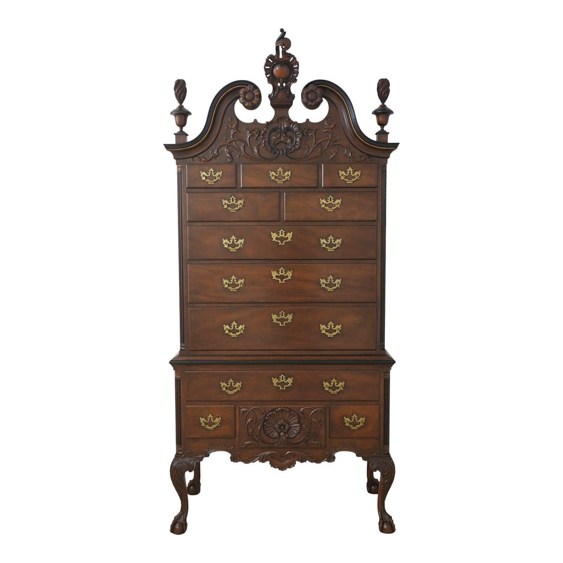 Kittinger Centennial Mahogany Highboy Limited Edition No 5 of 12 (1 of 10)