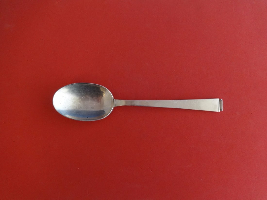 Gorham Perspective Sterling Silver Serving Spoon 8 5/8 inches (1 of 1)