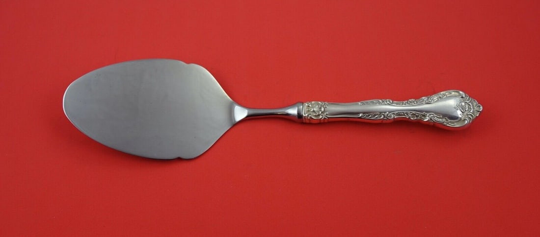 Gorham Alencon Lace Sterling Silver Pastry Server 10 Inch (1 of 2)