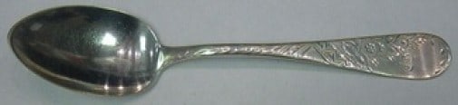 Towle Sterling Silver Place Soup Spoon Number 38 Engraved 7 Inch (1 of 2)