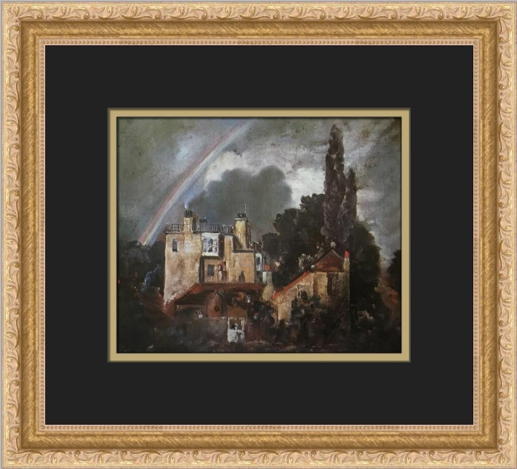 John Constable The Grove In Hampstead Custom Framed Print 13 x 14 (1 of 2)