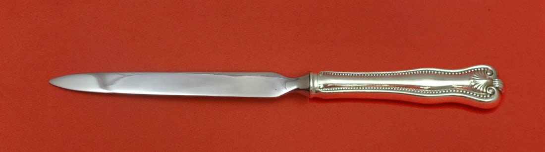 Frank Smith Sterling Silver Newport Shell Letter Opener 8 Inch Monogrammed (1 of 1)
