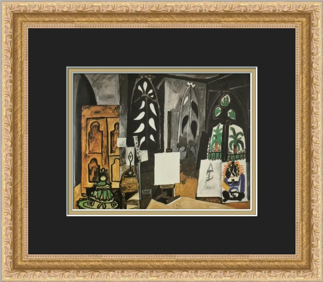 Pablo Picasso The Studio at La Californie Custom Framed Print 14 x 12 Abstract Art: Pablo Picasso The Studio at La Californie Custom Framed Print 14 x 12 Abstract Art This stunning print by Pablo Picasso titled "The Studio at La Californie, Cannes" captures the essence of Abstract Cu