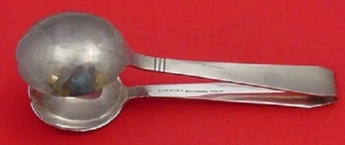 Allan Adler Sunset Sterling Silver Ice Tong 7 Inch Serving Piece (1 of 1)
