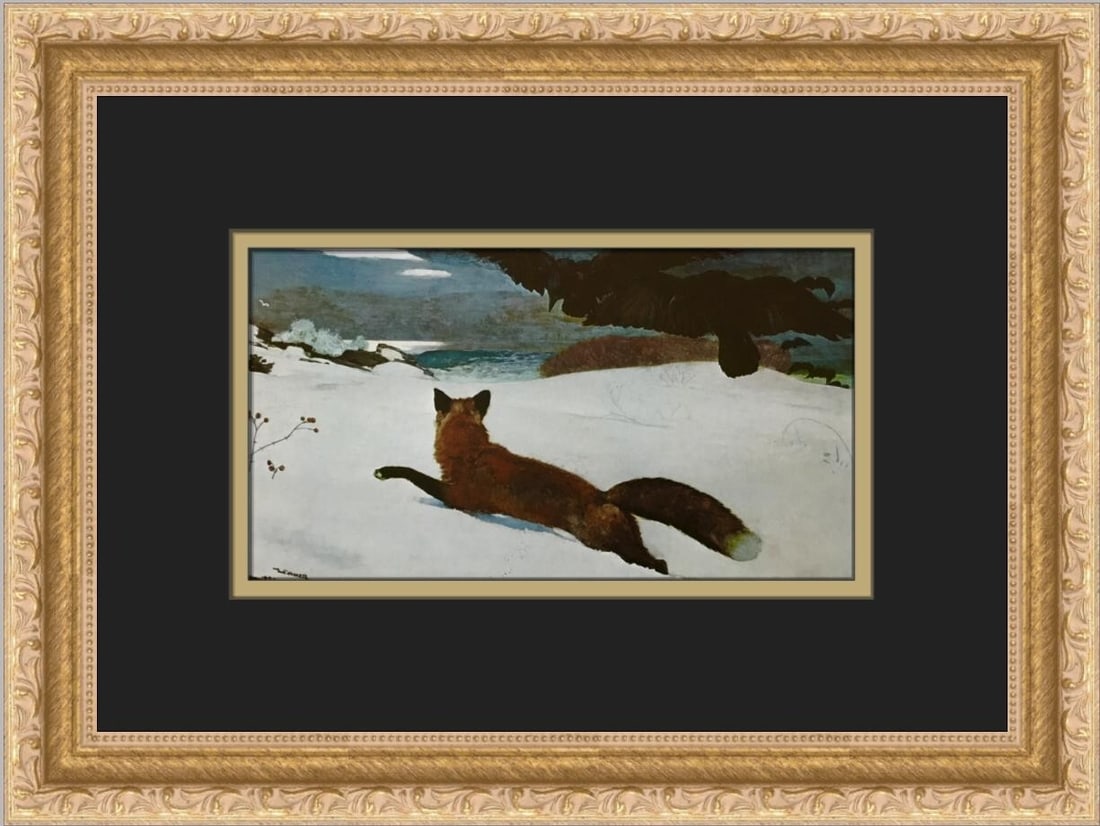 Winslow Homer The Fox Hunt Custom Framed Print 11 x 14 (1 of 2)
