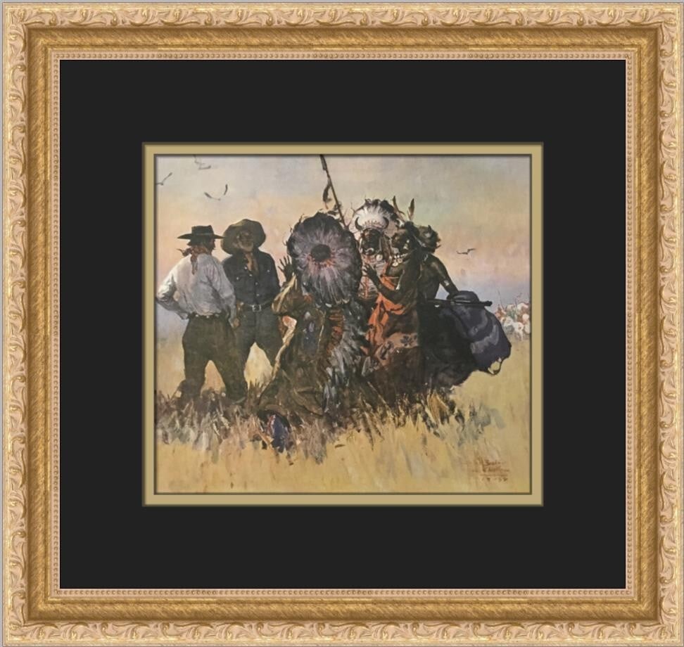 Benton Clark The Parley Custom Framed Landscape Print 1987 (1 of 2)