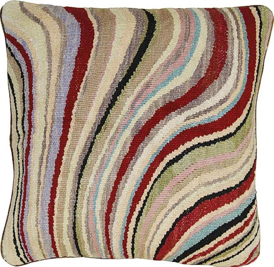 Provence Home Aubusson Velvet Throw Pillow Black Taupe 20x20 Handmade (1 of 1)