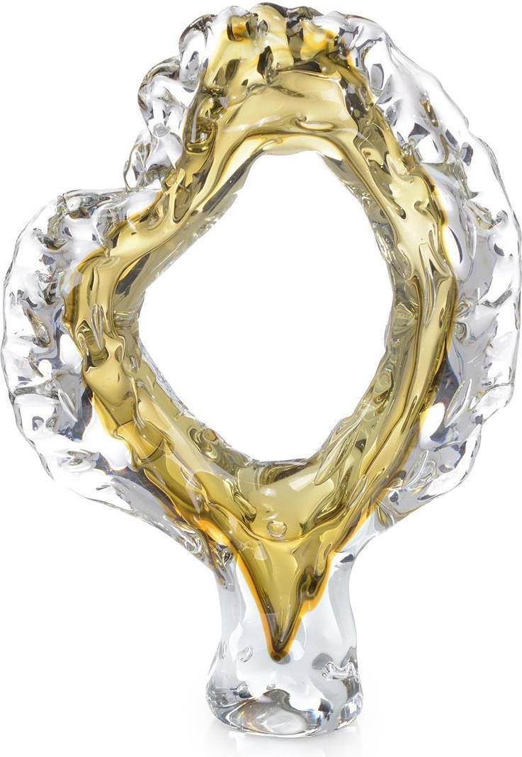 John-Richard Geode-Inspired Hand-Blown Glass Sculpture Organic Modern (1 of 1)