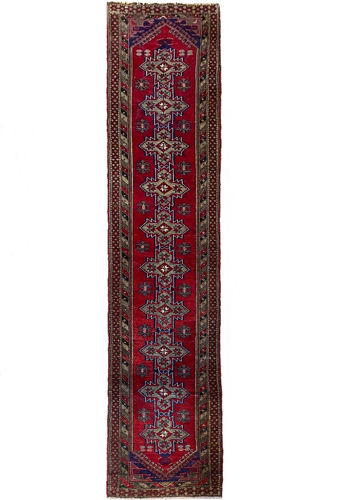 16' Afghan Tribal Wool Runner Rug Hand-Knotted Premium Quality (1 of 11)