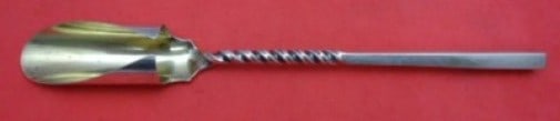 Whiting Square Twist Sterling Silver Cheese Scoop 8 3/4" (1 of 1)