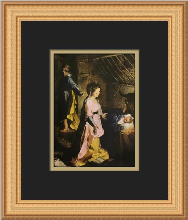 Federico Barocci The Nativity Custom Framed Art Print 1983: Federico Barocci The Nativity Custom Framed Art Print 1983 This stunning custom framed print of "The Nativity" by Federico Barocci captures the essence of Expressionism, Impressionism, and Realism. Me