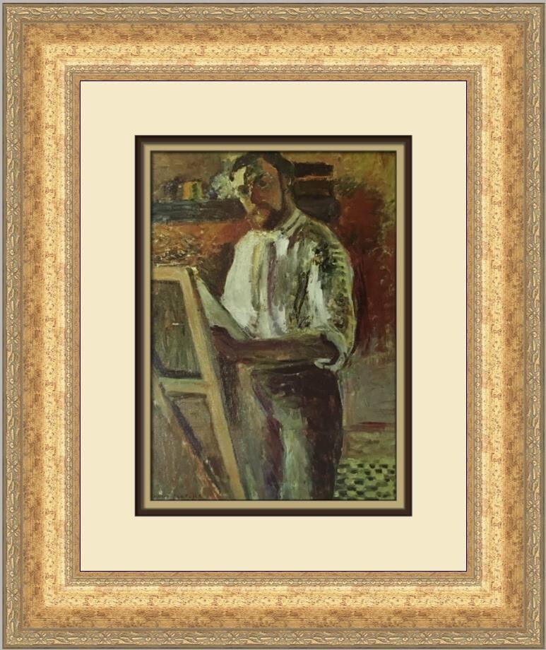 Henri Matisse Self-Portrait Custom Framed Print 1974 Expressionism: Henri Matisse Self-Portrait Custom Framed Print 1974 Expressionism This striking custom-framed print features Henri Matisse's Self-Portrait, capturing the essence of Expressionism and Impressionism. C