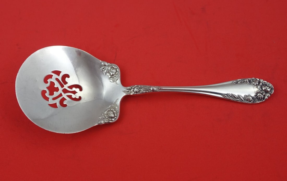 Northumbria Normandie Rose Sterling Silver Tomato Server 7 3/4" (1 of 4)