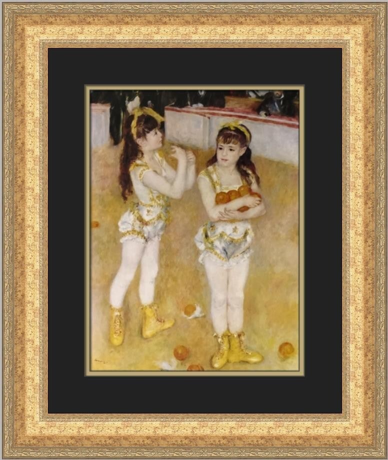 Pierre-Auguste Renoir Two Little Circus Girls Custom Framed Art Print (1 of 2)